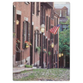 Porte-bloc États-Unis, Massachusetts, Boston, Maisons le long (Dos)