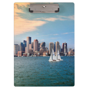 Porte-bloc États-Unis, Massachusetts. Skyline 3 de Boston Wat