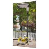 Porte-bloc États-Unis, Michigan, île Mackinac. Vélo jaune (Gauche)