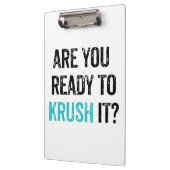 Porte-bloc Êtes-vous prêts à KRUSH il ? (Gauche)