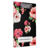 Porte-bloc Étiquette blanc de ketmie rouge et rose (Swatch)