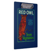 Porte-bloc Étiquette végétal de hibou rouge (Swatch)