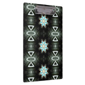 Porte-bloc étoile bleue éclatée sur noir (Swatch)