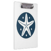 Porte-bloc Étoile de mer avec des étoiles blanches (Swatch)