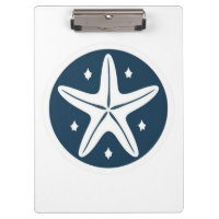 Étoile de mer avec des étoiles blanches
