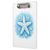 Porte-bloc Étoile de mer en bleu (Gauche)