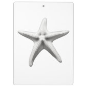 Porte-bloc Étoile de mer noir et blanc (Dos)