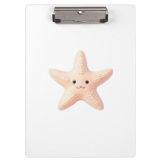 Porte-bloc Étoile de mer rose mignonne (Devant)