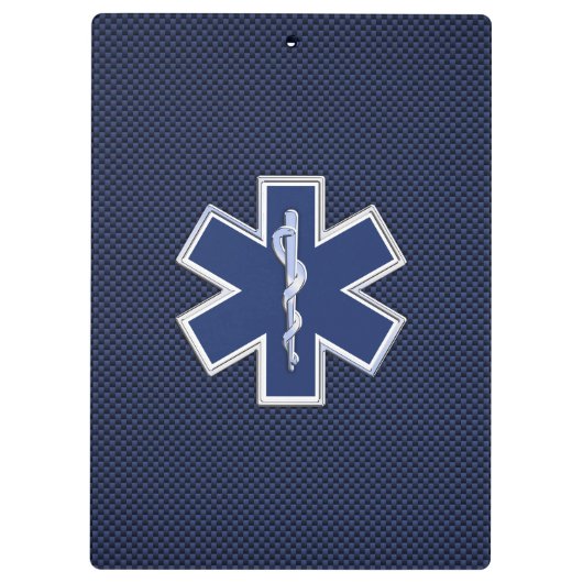 Porte-bloc Étoile des services médicaux de secours (Dos)