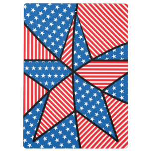 Porte-bloc Étoile patriotique américaine