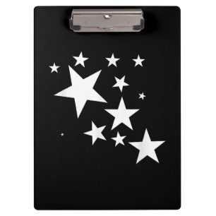 Porte-bloc Étoiles Blanches Star-Motif-Design Costume cadeau