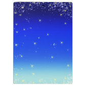 Porte-bloc étoiles en bleu (Dos)