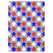 Porte-bloc étoiles rouges blanches et bleues (Dos)