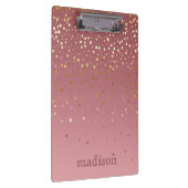 Porte-bloc Étoiles scintillantes sur fond rose doré (Swatch)