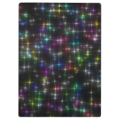 Porte-bloc Étonnantes étoiles multicolores (Dos)