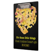 Porte-bloc Être en amour citation : Ce sont ces petites chose (Gauche)