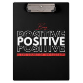 Porte-bloc Être positif (Devant)