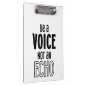 Porte-bloc Être VOICE, pas un porte - bloc acrylique ECHO (Swatch)