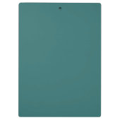 Porte-bloc Étui Moderne Alexandrite Sarcelle Monogramme Géomé (Dos)