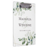 Porte-bloc Eucalyptus Mariage de Parties scintillant or de ve (Swatch)