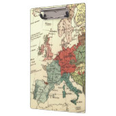 Porte-bloc Europe Carte Pays Antique Mondiale (Gauche)