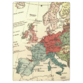 Porte-bloc Europe Carte Pays Antique Mondiale (Dos)