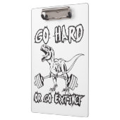Porte-bloc Exercice - Go Hard ou Go Extinct - T-Rex Deadlift (Gauche)