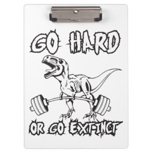 Porte-bloc Exercice - Go Hard ou Go Extinct - T-Rex Deadlift