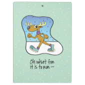 Porte-bloc Exercice Reindeer Noël (Dos)