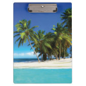 Porte-bloc Exotic beach throw pillow (Devant)