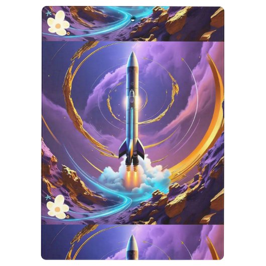 Porte-bloc "Exploration cosmique dévoilée" (Dos)