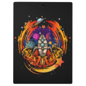 Porte-bloc Exploser le vaisseau spatial (Dos)