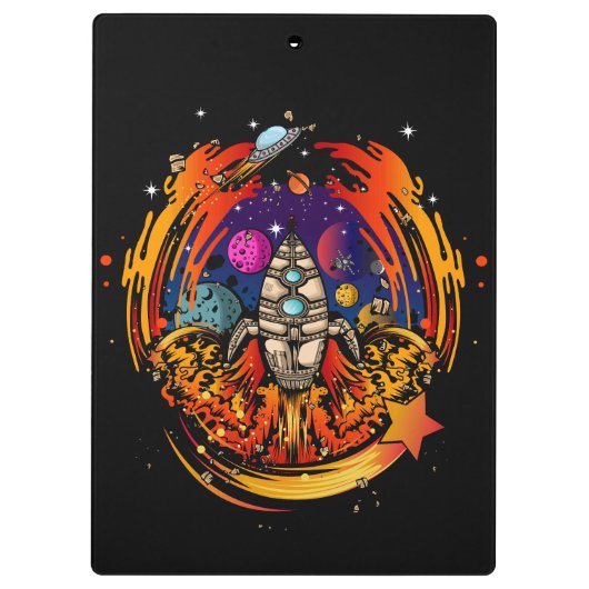 Porte-bloc Exploser le vaisseau spatial (Dos)