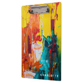 Porte-bloc Expressionnisme Abstrait funky coloré (Gauche)