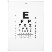 Porte-bloc Eye Test (Dos)