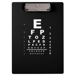 Porte-bloc Eye Test