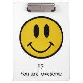 Porte-bloc Face dorée (Devant)