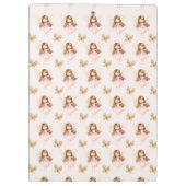 Porte-bloc Fairy Cute Garden Enchanted Nom personnalisé (Dos)