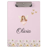 Porte-bloc Fairy Cute Garden Enchanted Nom personnalisé (Devant)