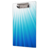 Porte-bloc Faisceaux lumineux bleus d'aqua blanc d'Ombre (Gauche)