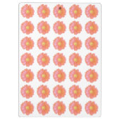 Porte-bloc Faisée de gerbera orange (Dos)