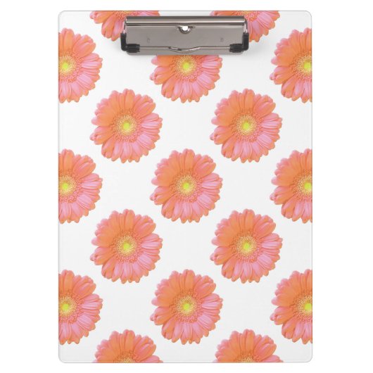 Porte-bloc Faisée de gerbera orange (Devant)