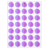 Porte-bloc Faisée de gerbera violette (Dos)