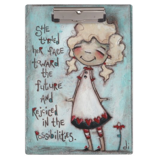 Porte-bloc Faites face à l'avenir - porte - bloc (Devant)