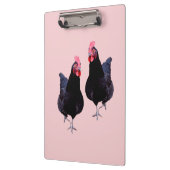 Porte-bloc Faites La Tournée Des Poulets Noirs, (Gauche)