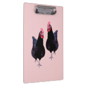 Porte-bloc Faites La Tournée Des Poulets Noirs, (Swatch)
