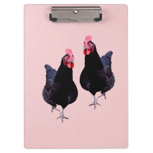 Porte-bloc Faites La Tournée Des Poulets Noirs,