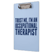 Porte-bloc Faites-moi confiance, je suis un OT (Gauche)