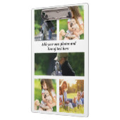 Porte-bloc Faites votre propre collage photo et texte (Gauche)