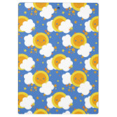 Porte-bloc Falln Kawaii Moon, Étoiles, Soleil (Dos)